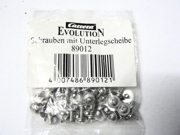 Carrera Evolution Schrauben klein mit Unterlegscheibe 40stück 89012